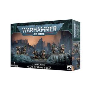 NIB Warhammer 40k Astra Militarum Cadian Heavy Weapon Squad Set